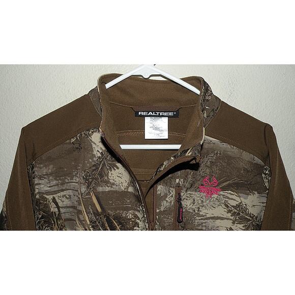 Realtree Max-1 XT Women’s XL (16/18) Full Zip Jacket Camo Water Resistant NWT - Picture 2 of 4